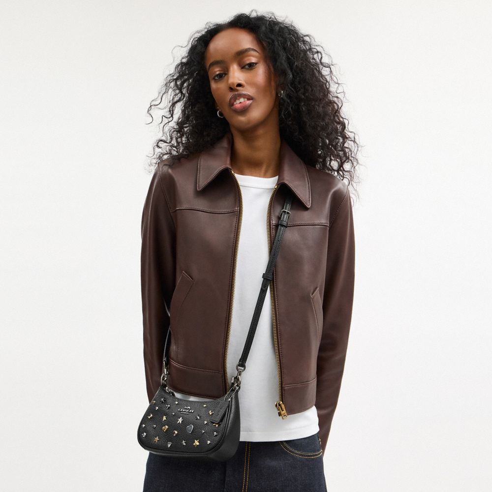 Teri Mini Crossbody Bag With Rivets