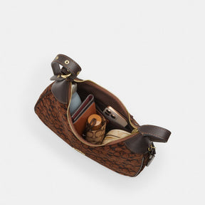 Ella Shoulder Bag In Signature Chenille