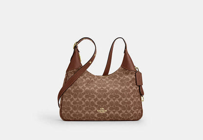 Ella Shoulder Bag In Signature Chenille