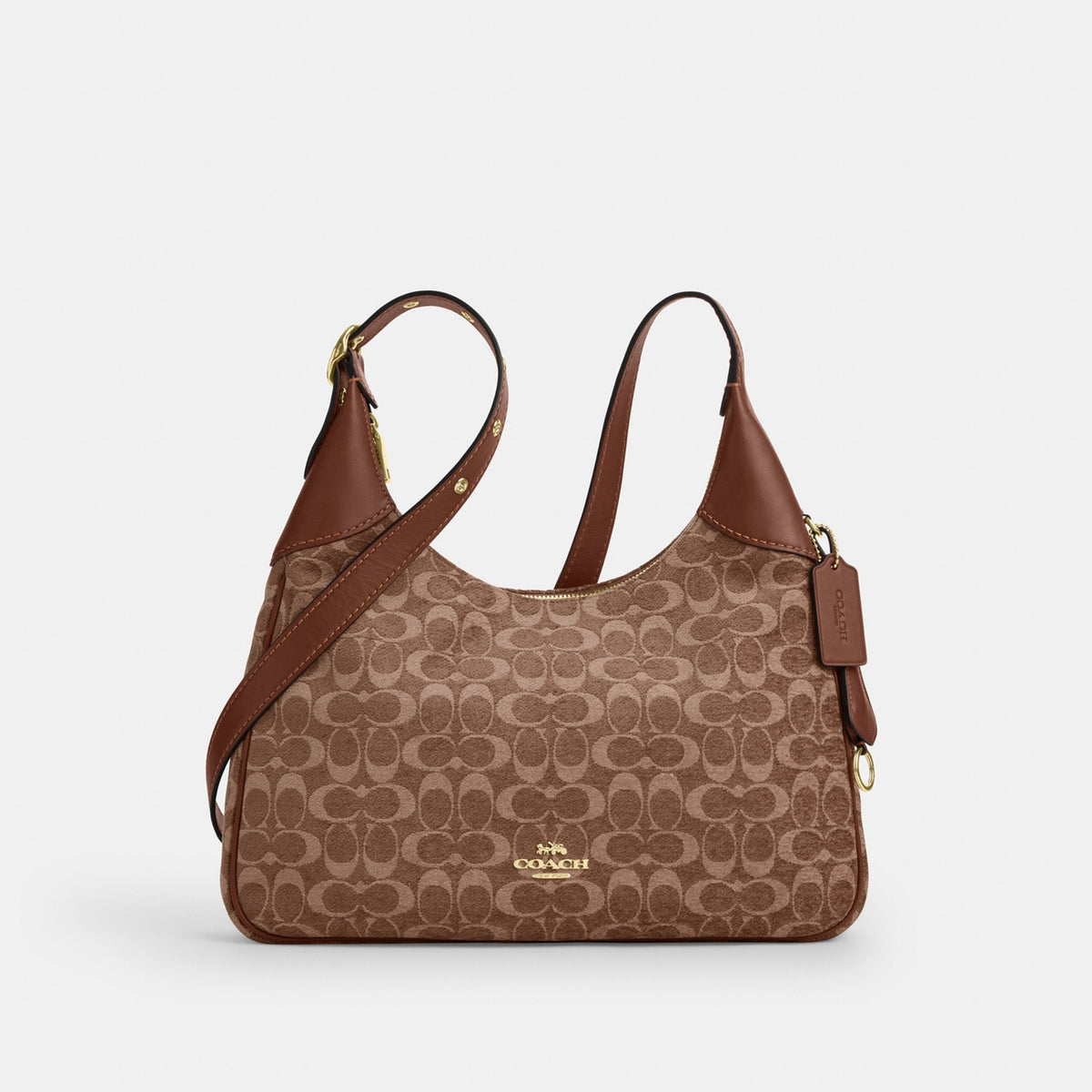 Ella Shoulder Bag In Signature Chenille