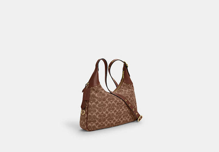 Ella Shoulder Bag In Signature Chenille