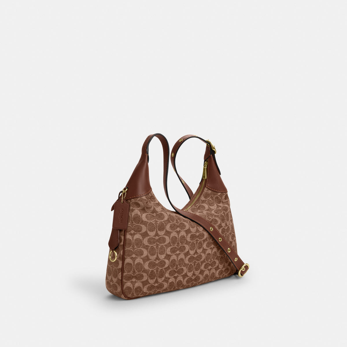 Ella Shoulder Bag In Signature Chenille