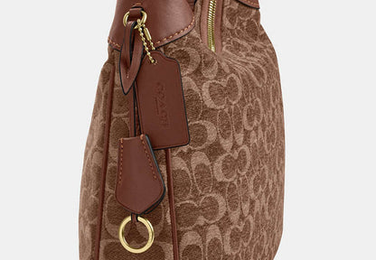 Ella Shoulder Bag In Signature Chenille