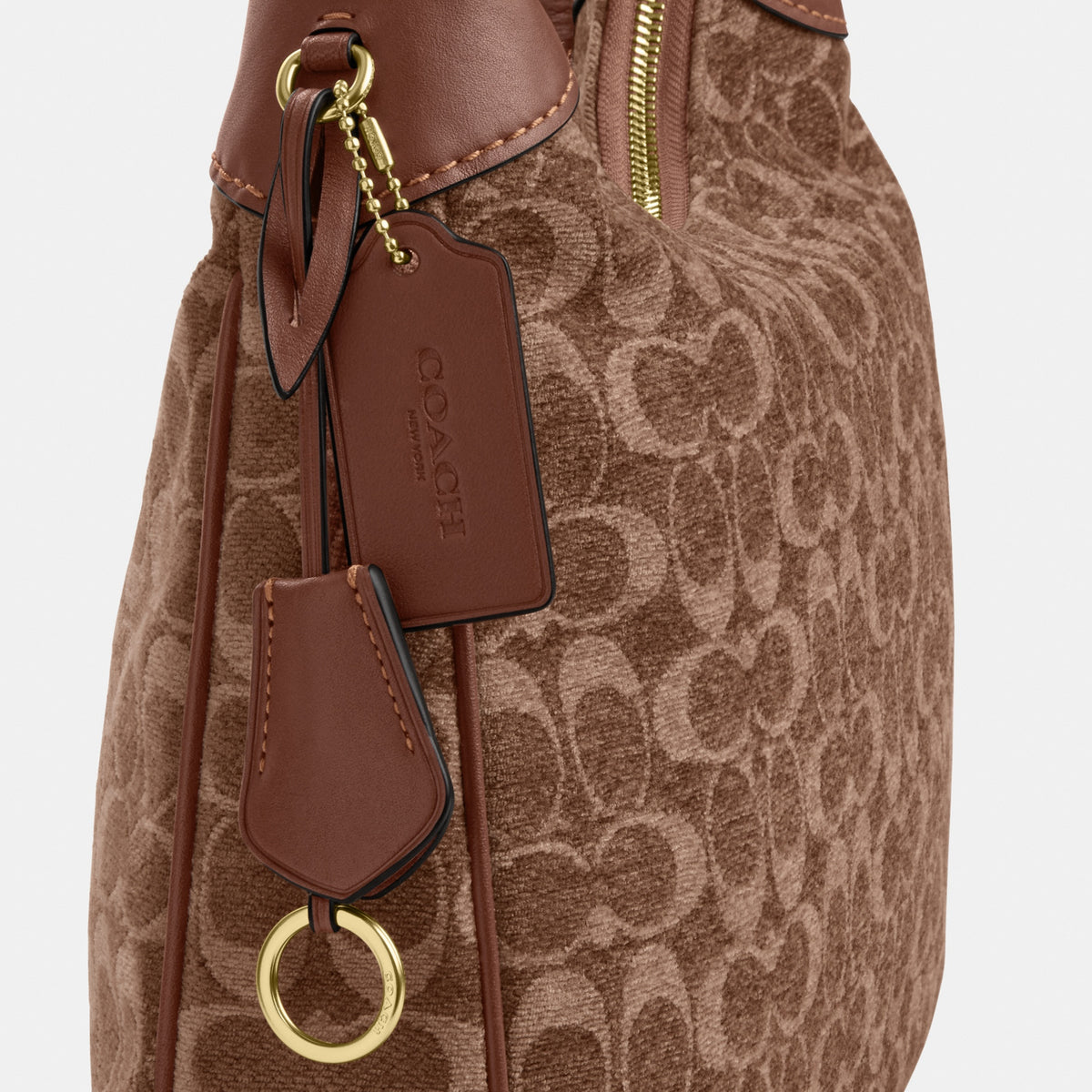 Ella Shoulder Bag In Signature Chenille