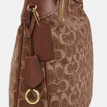 Ella Shoulder Bag In Signature Chenille