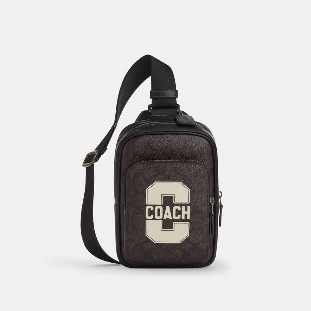 Racer Sling Pack With Varsity Graphic