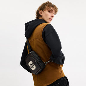 Racer Sling Pack With Varsity Graphic