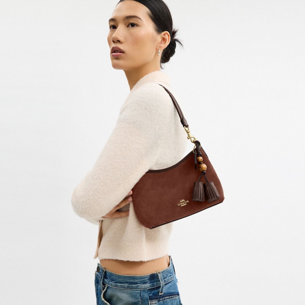 Laurel Small Shoulder Bag With Tassels