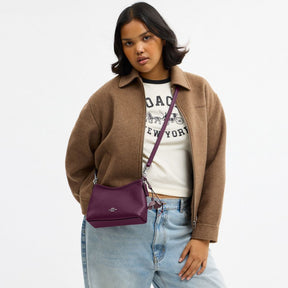 Laurel Small Shoulder Bag With Flower Charm