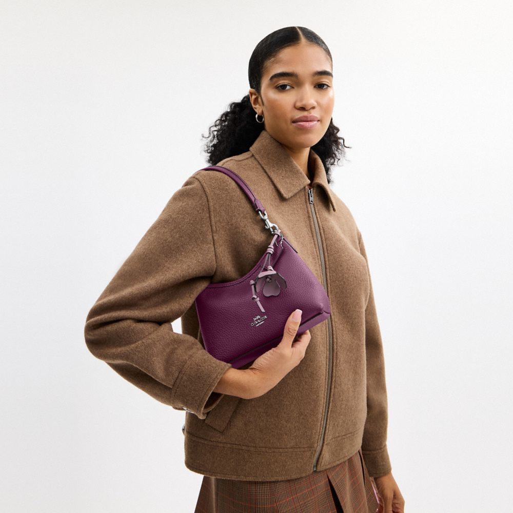 Laurel Small Shoulder Bag With Flower Charm