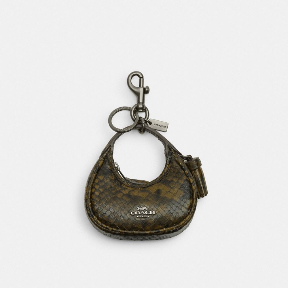 Carmen Bag Charm With Snake Print