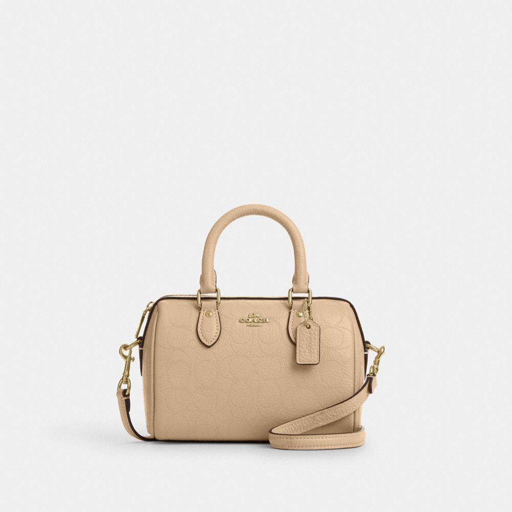 Mini Rowan Crossbody Bag In Signature Leather
