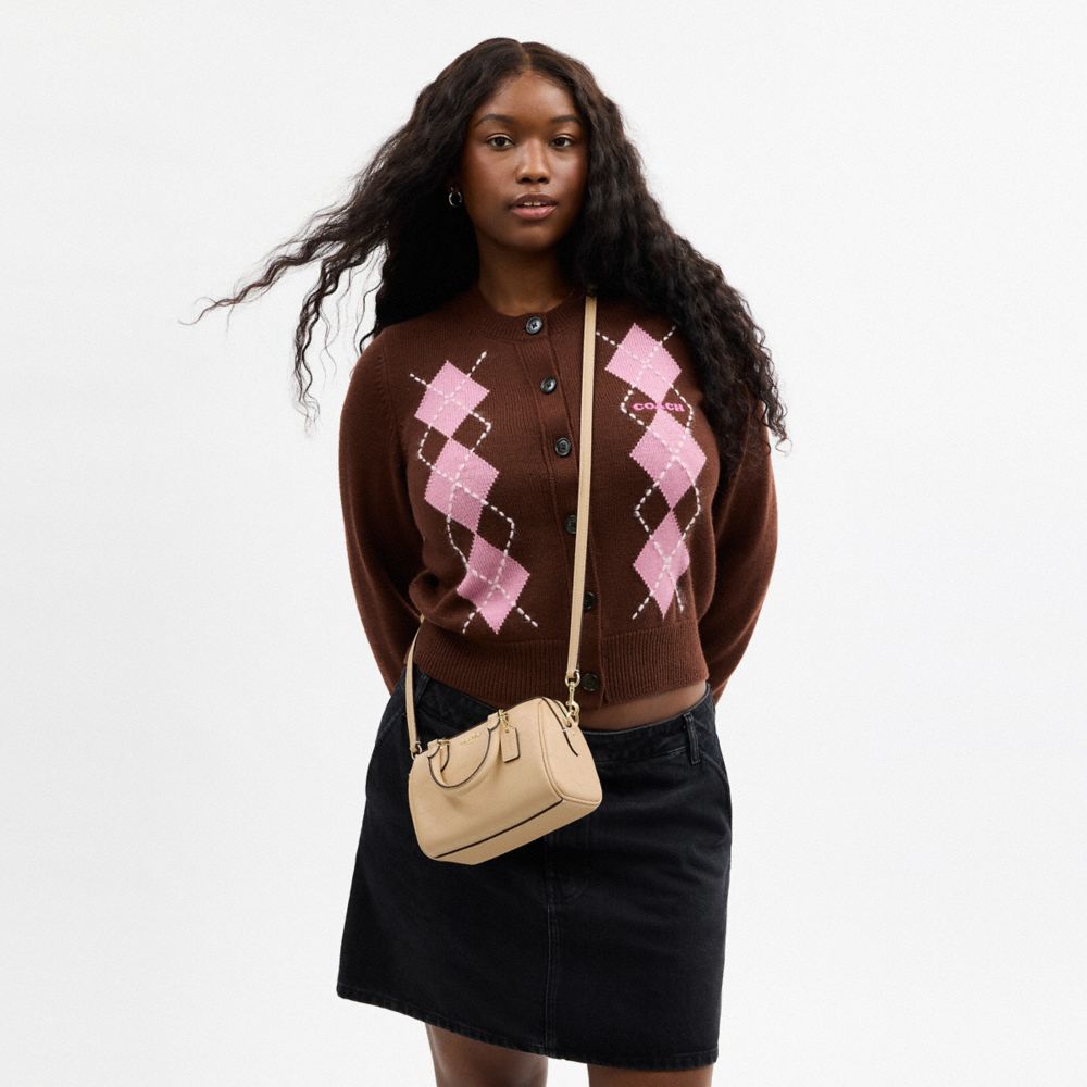 Mini Rowan Crossbody Bag In Signature Leather