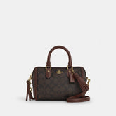 Mini Rowan Crossbody Bag In Signature Canvas With Fringe