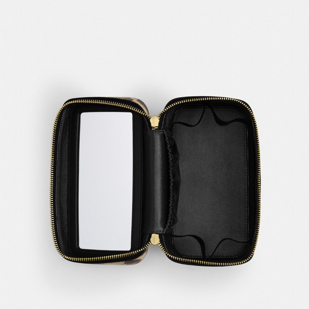 Cosmetic Case With Leopard Print