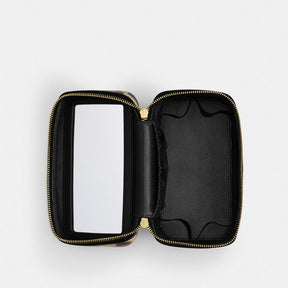 Cosmetic Case With Leopard Print