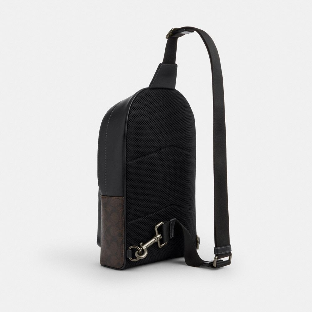West Pack In Signature Canvas With Varsity Graphic
