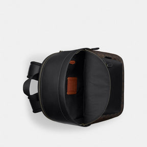 West Backpack In Signature Canvas With Varsity Graphic