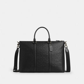 Caleb Work Bag In Signature Leather