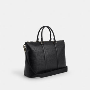 Caleb Work Bag In Signature Leather