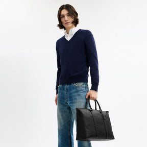 Caleb Work Bag In Signature Leather