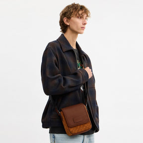 Lucas Crossbody Bag In Signature Suede