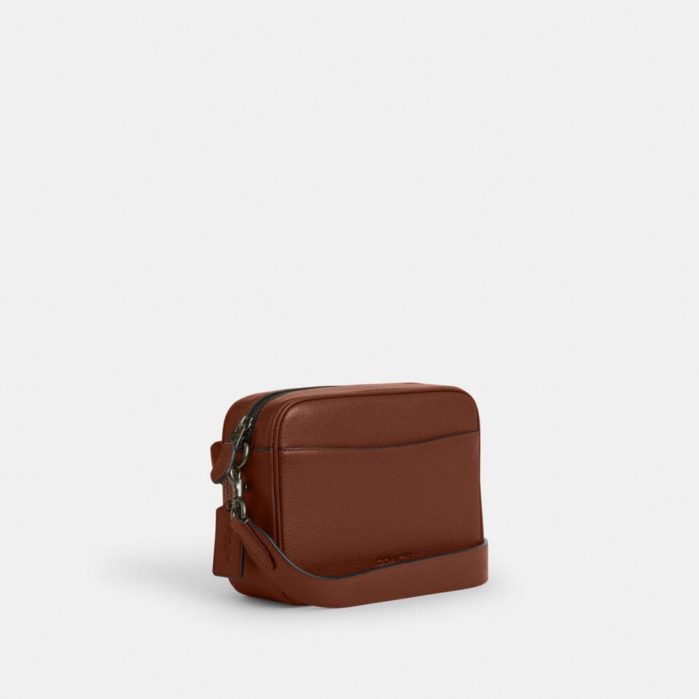 Warner Crossbody Bag In Signature Suede