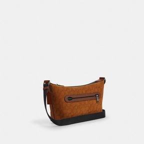 Small Finn Crossbody Bag With Pouch In Signature Suede