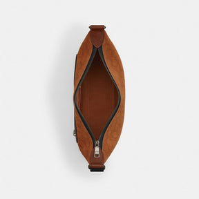 Small Finn Crossbody Bag With Pouch In Signature Suede