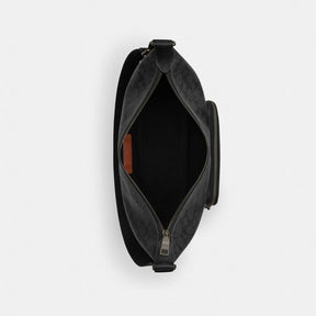Finn Crossbody Bag With Pockets In Signature Canvas