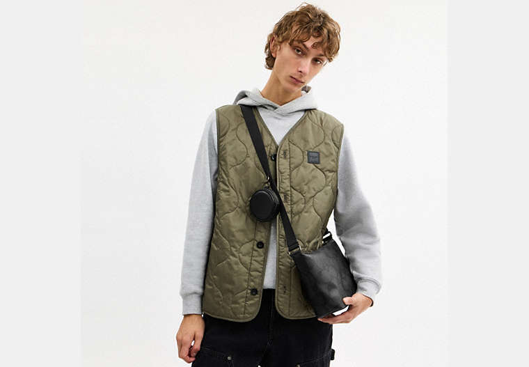 Small Finn Crossbody Bag With Pouch In Maxi Signature Canvas