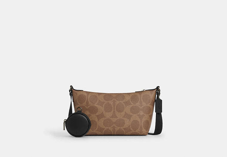Small Finn Crossbody Bag With Pouch In Maxi Signature Canvas