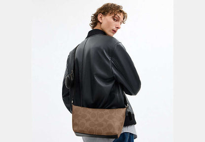 Small Finn Crossbody Bag With Pouch In Maxi Signature Canvas