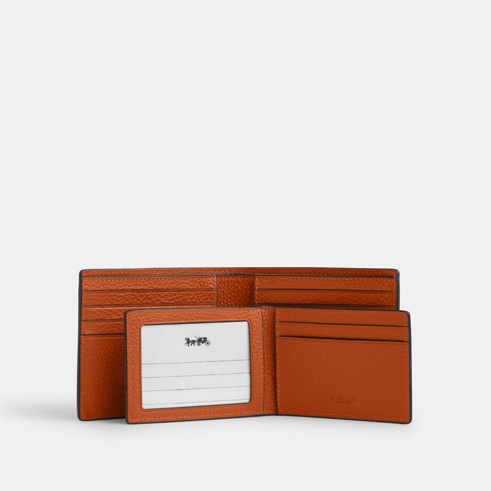 3 In 1 Wallet In Signature Leather