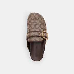 Archival Buckle Clog In Signature Jacquard
