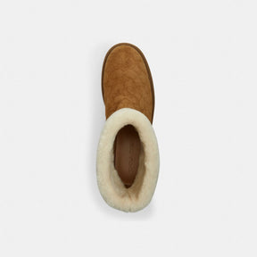 Chunky Sherpa Bootie In Signature Suede