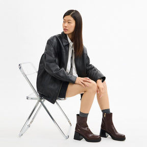 Block Heel Boot