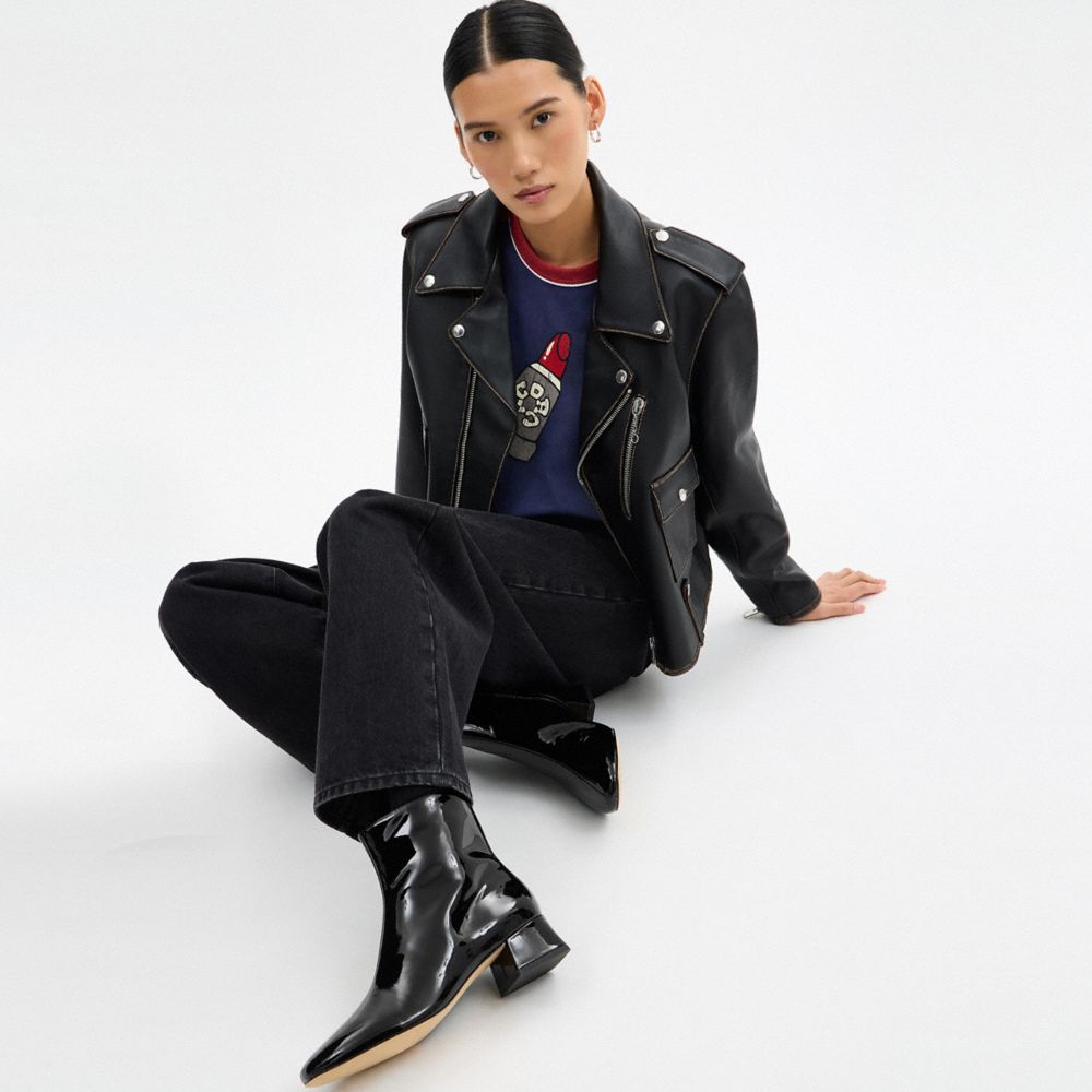 Block Heel Bootie