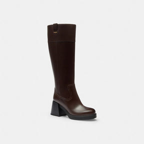 Block Heel Tall Boot