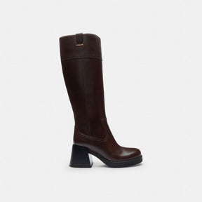 Block Heel Tall Boot