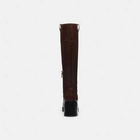 Block Heel Tall Boot