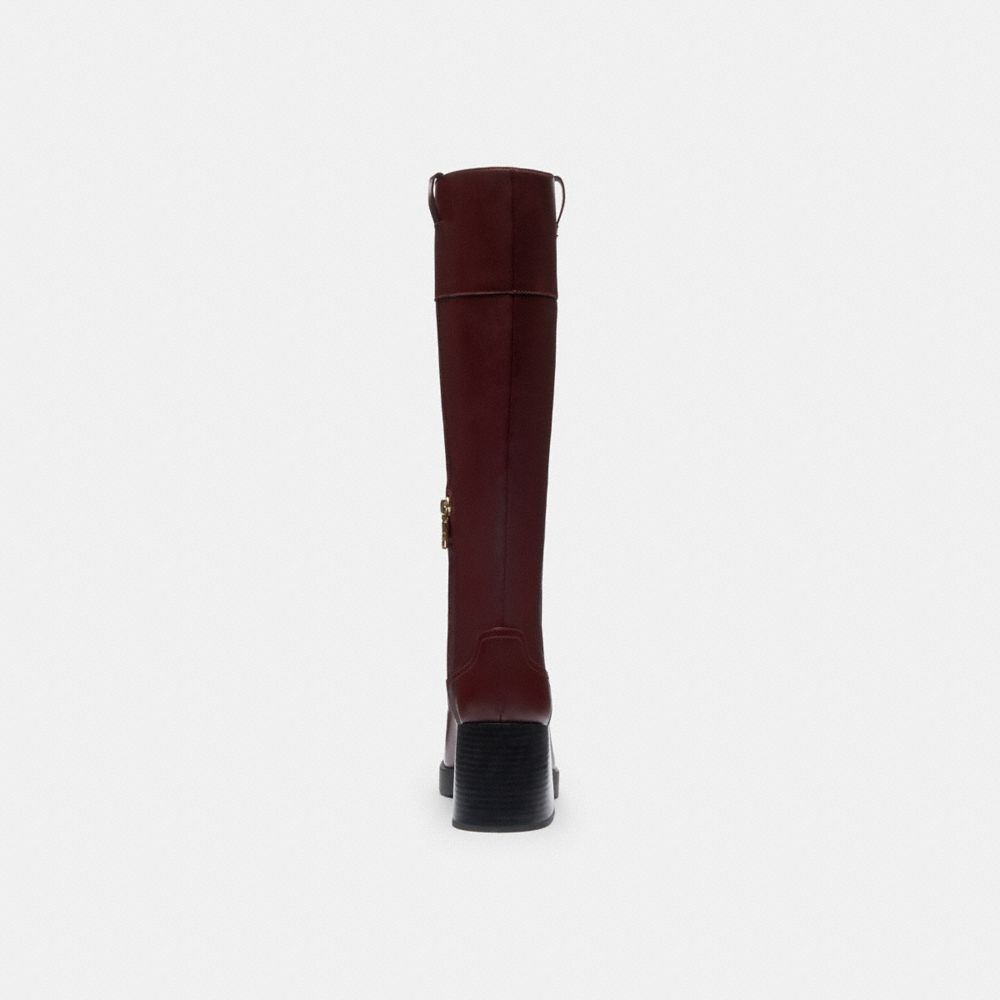 Block Heel Tall Boot