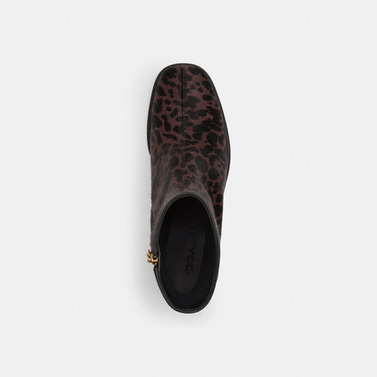 Gigi Bootie With Leopard Print
