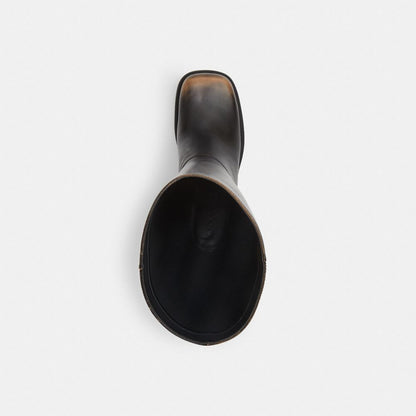 Sculpted C Tall Boot In Loved Leather