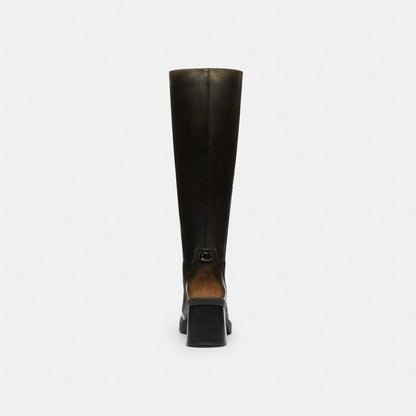 Sculpted C Tall Boot In Loved Leather