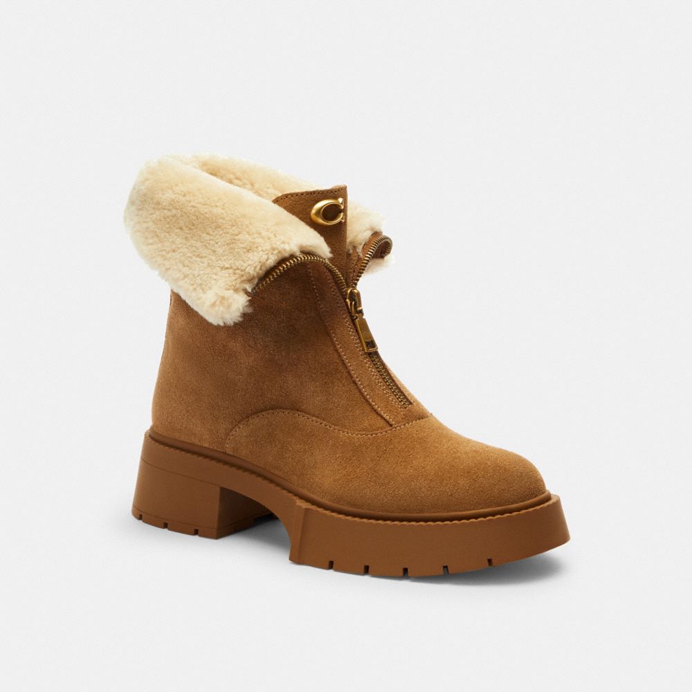 Leah Platform Zip Bootie