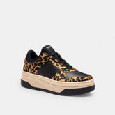 Platform Sneaker With Leopard Print