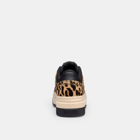 Platform Sneaker With Leopard Print