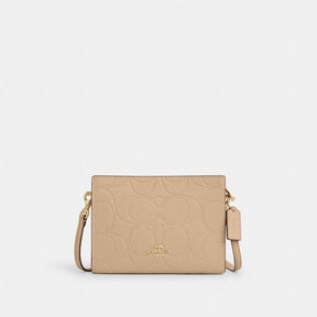 Slim Crossbody Bag In Signature Leather