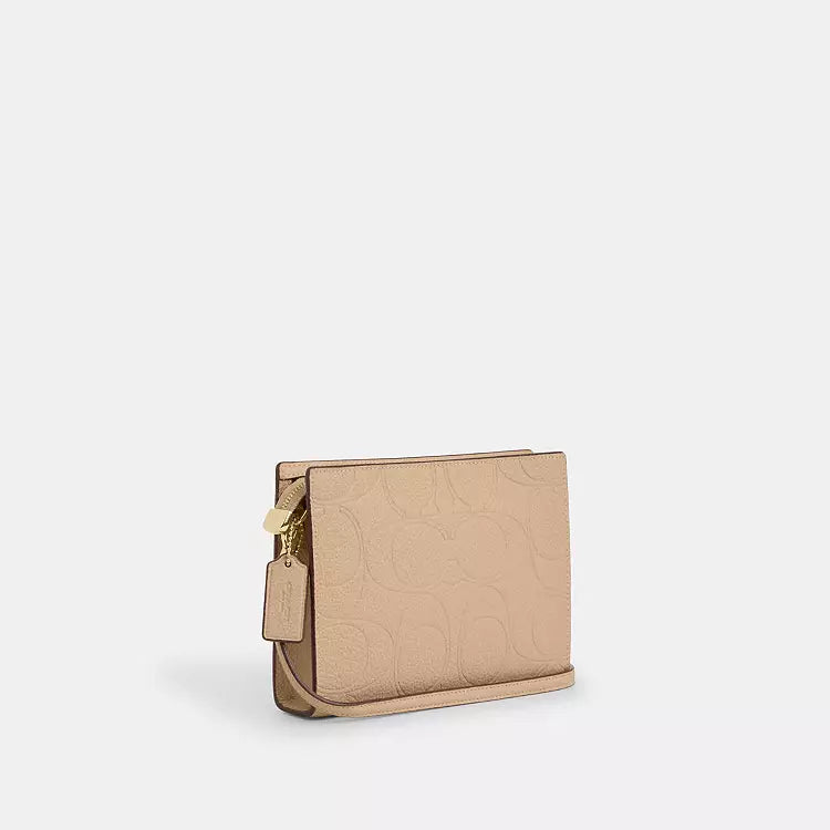 Slim Crossbody Bag  In Signature Leather